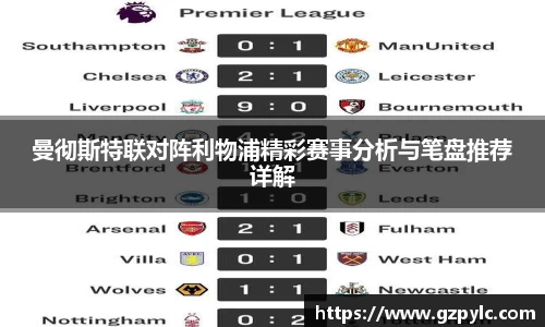 曼彻斯特联对阵利物浦精彩赛事分析与笔盘推荐详解